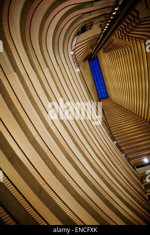 `Downtown Atlanta in Georga USA The Atlanta Marriott Marquis is a 52-story, Marriott hotel in Atlanta, Georgia. It is the 14th t Stock Photo